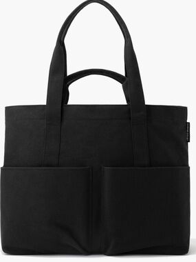 Dagne Dover Vida Organic Cotton Large Tote in Onyx - NWOT